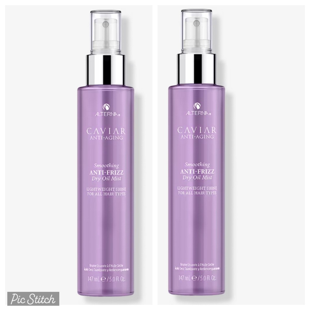 SET OF TWO Alterna Caviar Dry Oil Mist 5oz 10oz‎ Anti Aging Smoothing